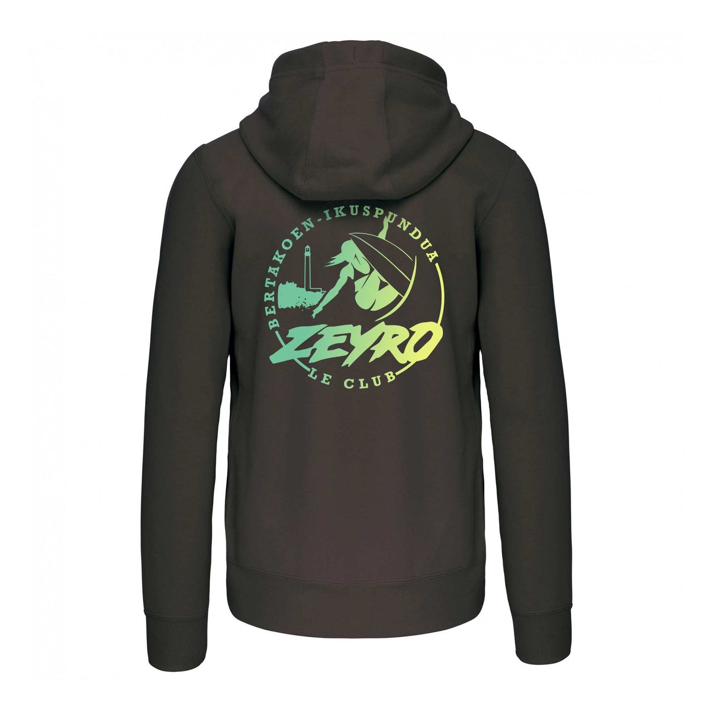 LE CLUB sweat a capuche zippé